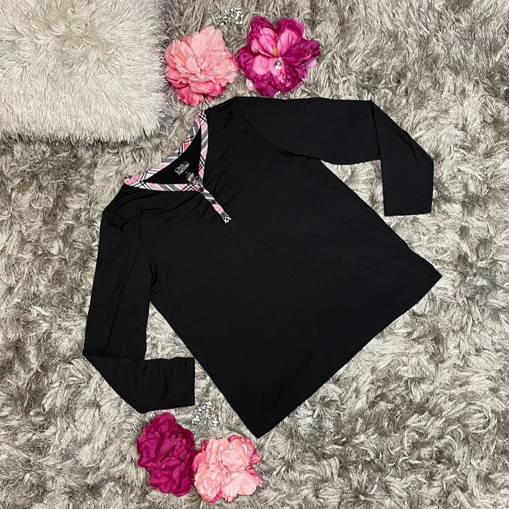 Croft & Barrow Intimates PJ Top Women size M